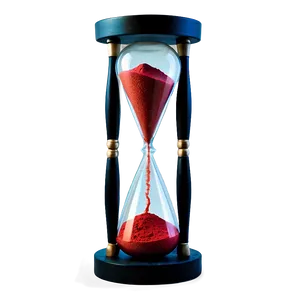 Hourglass With Red Sand PNG Bfj68 PNG