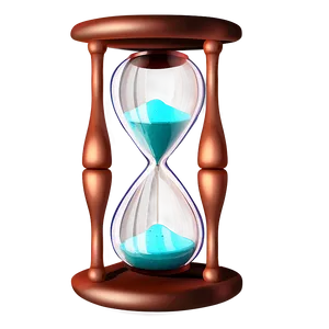 Hourglass With Reflective Surface PNG 98 PNG