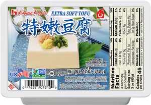 House Foods Extra Soft Tofu Package PNG image