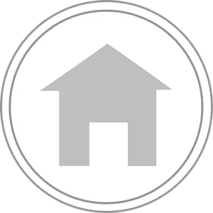 House Icon Circle Frame