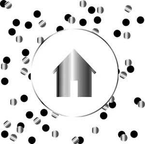 House Icon Circle Pills Background