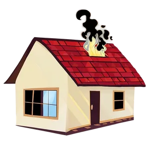 House On Fire Clipart PNG Yxg68 PNG