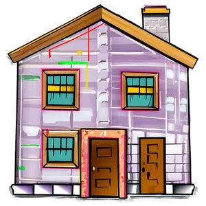 House Outline Clipart Png 66 PNG image