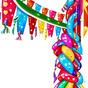 House Party Festive Streamers PNG Ghj PNG