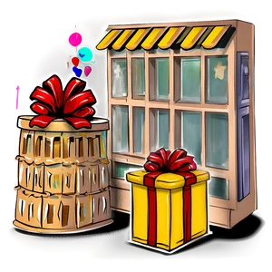 House Party Gift Corner PNG 06262024 PNG