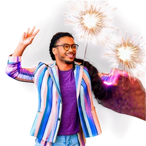 House Party Sparklers Moment PNG 06262024 PNG