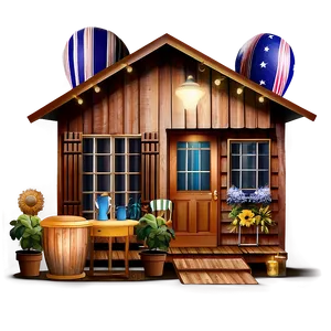 House Party Vintage Theme Png Xey PNG image