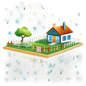 House With Garden Clipart Png Lpc PNG image