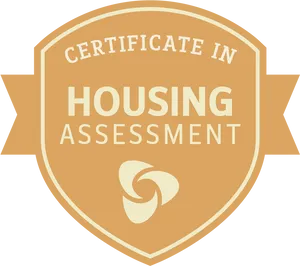 Housing Assessment Certificate Emblem PNG image