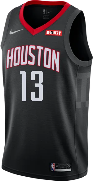 Houston Rockets Number13 Jersey PNG image