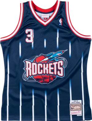Houston Rockets Vintage Jersey Number3 PNG image
