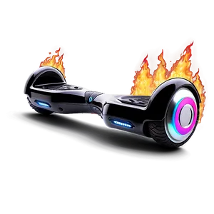 Hoverboard On Fire PNG 62