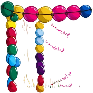 How To Make A Balloon Garland PNG Ftk84