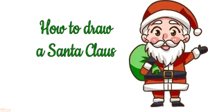 Howto Draw Santa Claus Tutorial PNG image