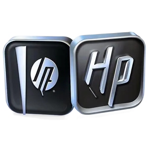 Hp Logo Silver Png 51 PNG image