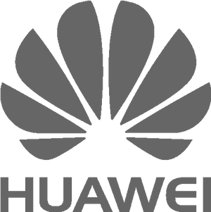 Huawei Logo Blue Background PNG image