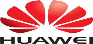 Huawei Logo Red Flower Design PNG image