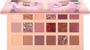 Huda Beauty Nude Eyeshadow Palette PNG image