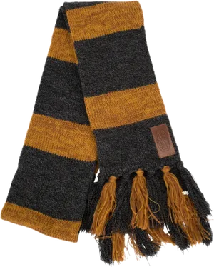 Hufflepuff House Scarf PNG image