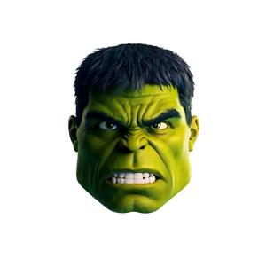 Hulk Face C PNG image