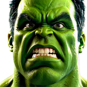 Hulk Face Caricature PNG 06272024