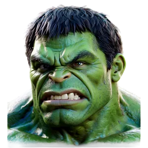 Hulk Face Caricature PNG 06272024