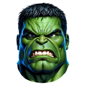 Hulk Face Clipart Png 06272024 PNG image