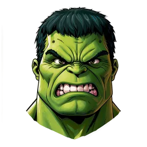 Hulk Face Meme PNG 28