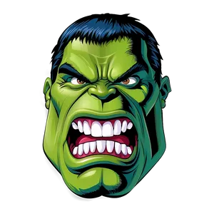Hulk Face Vector PNG 06272024