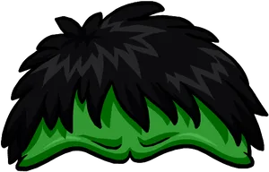 Hulk Hairand Eyebrows Logo PNG image