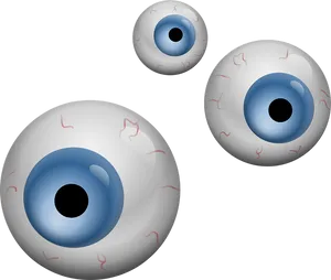 Human Eyeballs Illustration PNG image