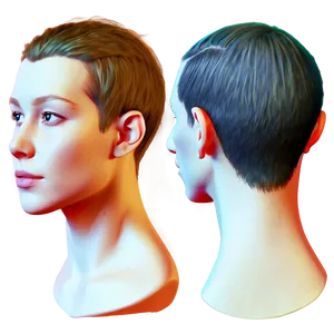 Human Head For Character Design PNG 06262024