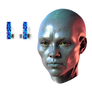 Human Head In Sci-fi Png 06262024 PNG image