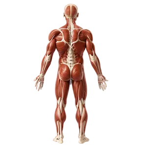 Human Muscular System PNG 05242024