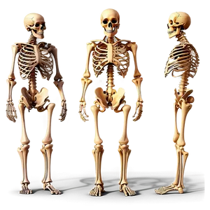Human Skeleton For Artists PNG Mjg