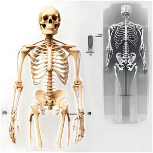 Human Skeleton With Nervous System PNG 81 PNG