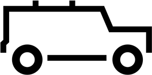 Hummer Silhouette Icon PNG