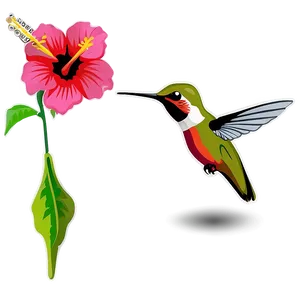 Hummingbird And Hibiscus Png Boa79 PNG image
