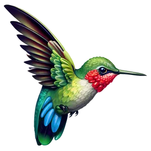 Hummingbird Illustration Png 05212024 PNG image