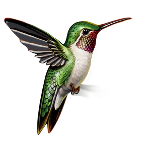 Hummingbird Illustration Png Srf15 PNG image
