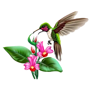 Hummingbird In Garden Png Ayv PNG image