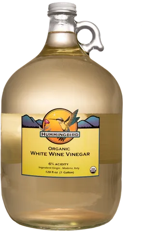 Hummingbird Organic White Wine Vinegar PNG