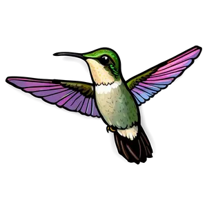 Hummingbird Wings Spread Png Etd68 PNG image