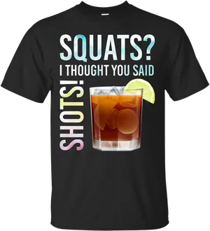 Humorous Exercise Drink Pun T Shirt