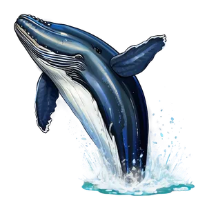 Humpback Whale Jumping Animation PNG 06212024