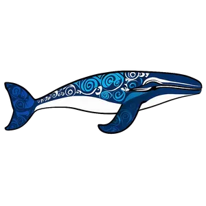 Humpback Whale Tribal Tattoo Design PNG Mff36 PNG