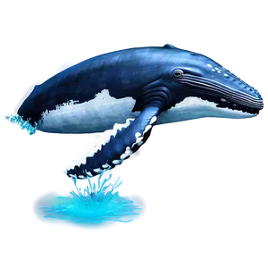 Humpback Whale Underwater Scene Png Nor32 PNG image