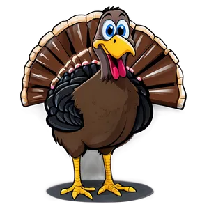 Hungry Cartoon Turkey Png 06262024 PNG image