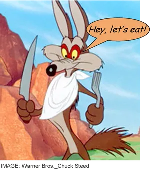 Hungry_ Coyote_ Cartoon_ Character PNG image