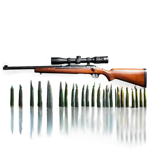 Hunting Rifle At Sunset PNG 06132024